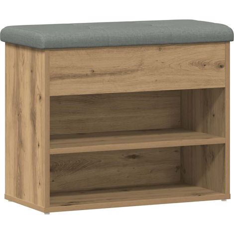 Maison Exclusive - Scarpiera Rovere Artigianale 62x32x50 cm in Legno Multistrato