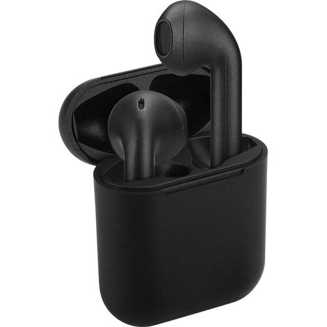 Casque Bluetooth sans fil portable givré, stéréoscopique, pour le sport, noir (1/5)