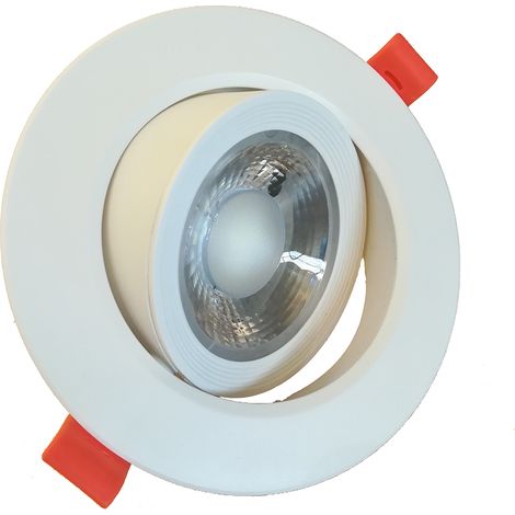 Spot Led Encastrable L’anneau Clane Orientable ESCARGOT 15W 3000k Rond - Digilamp (1/2)