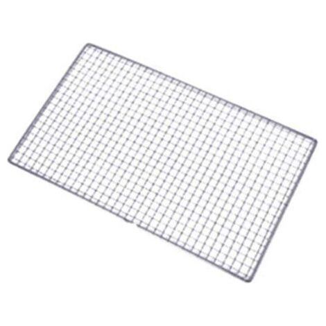Grillrost, Edelstahlgrill, Grill, Ersatzgrill, Campinggrill, Outdoor-Grill, Picknick-Zubehör (Abmessungen: 26 x 44 cm)