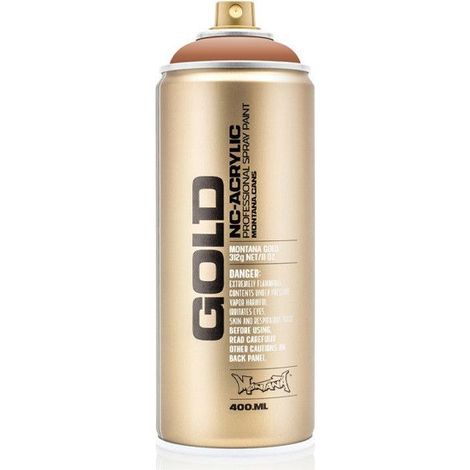 Bombe de peinture - Gold - Acrylique - Nougat - G8090 - 400ml - Montana Cans