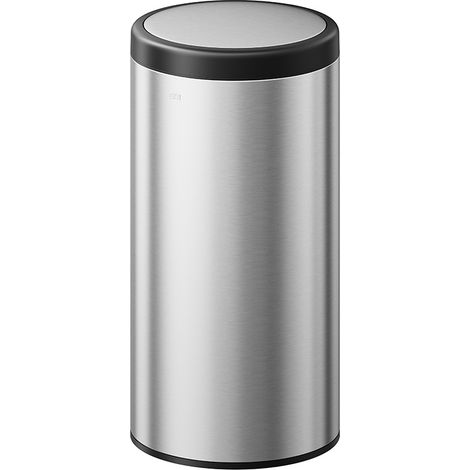 EKO - Villa Swing Top Bin 40 litres - Stainless Steel Plastic  - inox mat (1/5)