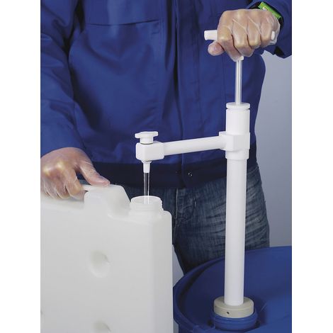 FRANKEL kaiserkraft, Pompe vide-fûts manuelle en PTFE, avec (1/5)