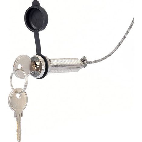 Marantec Special 306 - Sblocco di emergenza per porte sezionali, 13 mm, per sblocco meccanico dalla porta del garage, colore: Argento