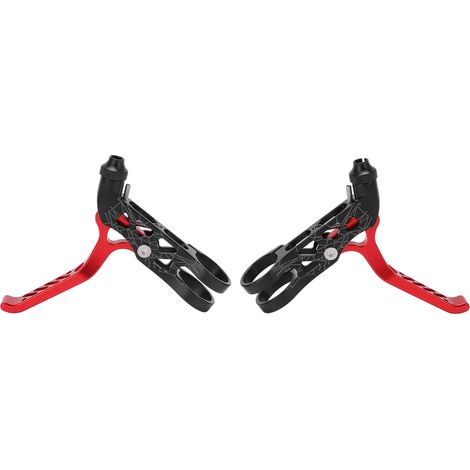 MEIJUN Bremshebelpaar aus Aluminiumlegierung für Brompton- und 3sixty-Fahrräder, Rot (1/5)