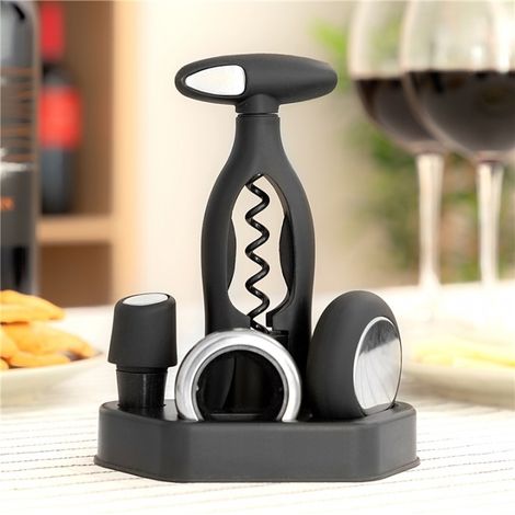 Accessoires pour le vin InnovaGoods, lot de 5 pièces-AquaForge (1/5)