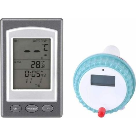 Schwimmende Thermometer, digitales Poolthermometer, Whirlpool-Wassertemperaturthermometer (1/4)