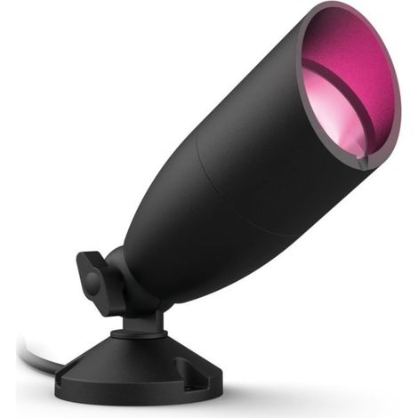 WiZ Ground Spot Extension 8720169071650 Projecteur LED extérieur LED noir C785792 (1/10)