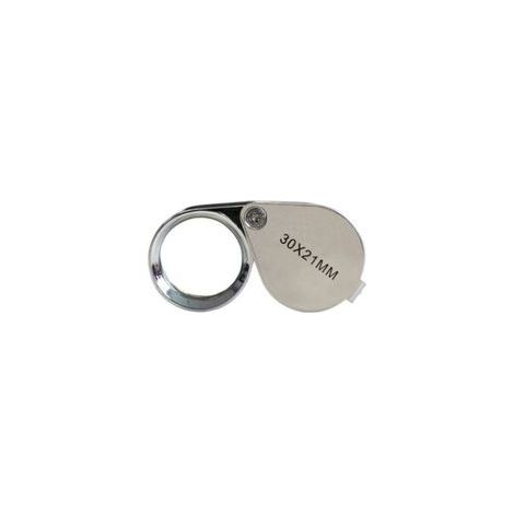 Loupe Bijoutier  Loupe Grossissante Verre 30 x 21 mm Bijoux Antiquités Lentille Oculaire  30x Loupe de Poche  Pliable en Verre  Loupe Botaniste