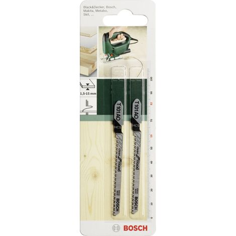 Bosch Accessories 2609256723 Stichsägeblatt HCS, T 101 AO Clean for Wood 2 St.