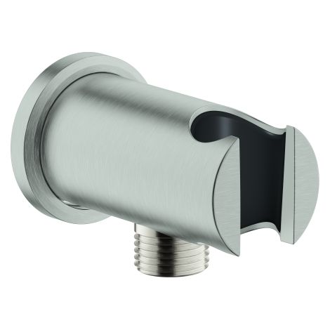 Grohe Rainshower - Wandanschlussbogen mit Halterung, supersteel 26658DC0