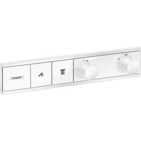 Thermostat encastré RainSelect ensemble prêt 2 consommateurs blanc mat (1/5)