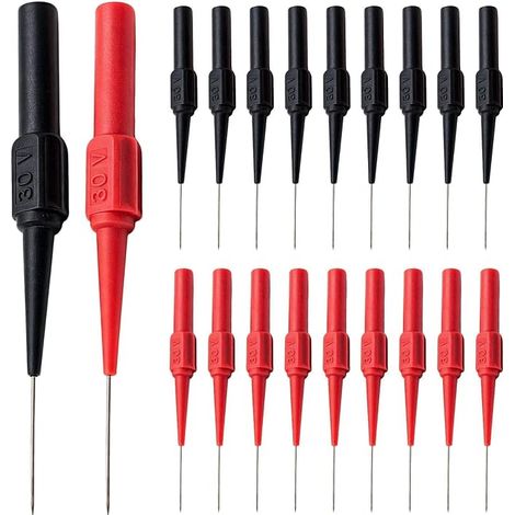 20 pin multimeters, precise detection of ultra-thin steel needles, non-destructive punching and undamaged wires, insulation protection, repair test tools (1/5)