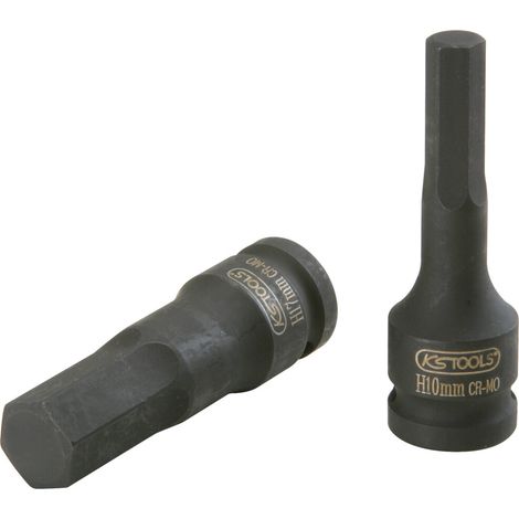 KS Tools 1/2 Kraft-Bit-Stecknuss Innensechskant, 19 mm