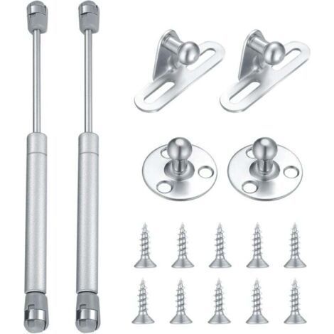 PA Lot de 2 Ressorts à Gaz 60N pour Meubles Portes Cuisine Amortisseur Charnière Armoire (1/4)