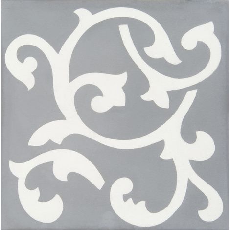 Carreau de ciment véritable Dornas 20x20x1,6 cm (à l'unité) - RO'MA NATURE