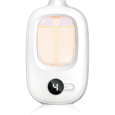 Wandmontierter ätherischer Öldiffusor, nachfüllbar, wiederaufladbar, 4 Sprühmodi, Ultraschallvernebelung, Aromatherapie-Luftbefeuchter.