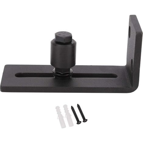 Guide de sol pour porte coulissante acier carbone, réglable (1/5)