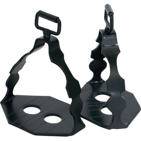 Etriers pour selles portugaises avec fixation pivotante