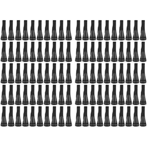 100 PCS Doigts De Plumeuse De Poulet pour Machine De Plumeuse De Volaille, Épilation en Poultry Epilator Caoutchouc Doigt Plumeuse Picker pour Poulet, Canard, Plumes D'oies (Le Noir) (1/5)