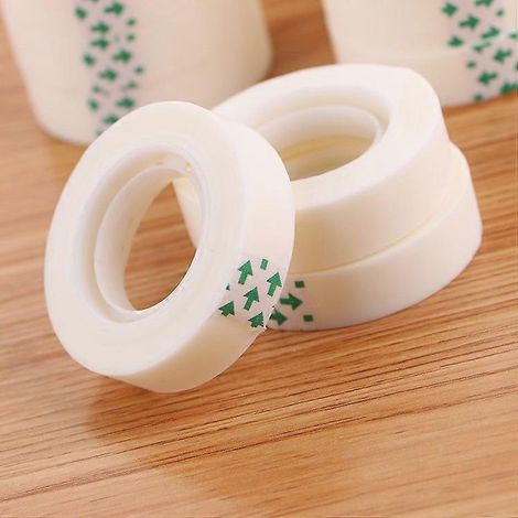 Ruban adhésif, papier collant compatible avec distributeur, 12 m x 49 mm, paquet de 3 rouleaux (1/5)