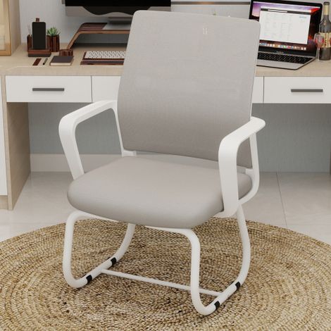 Chaise de bureau moderne et minimaliste – Structure en métal, douce et confortable, pour la maison et le bureau, disponible en plusieurs coloris.