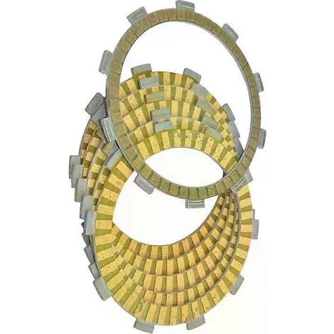 Pièces de moteur pour moto Honda Street GB500 (1989-1990) : kit de 7 disques d'embrayage.