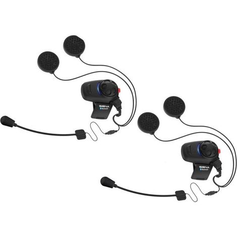 SENA SMH5 Bluetooth 3.0 Motorrad-Intercom mit Mikrofonen 400m (2 Sets) (1/5)