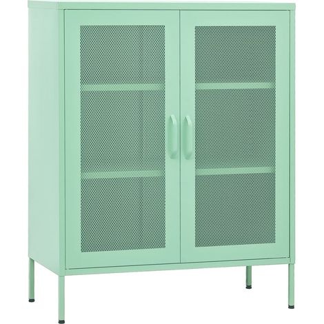 Storage Cabinet Mint 80x35x101.5 cm Steel vidaXL