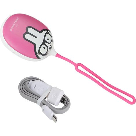 Chauffe-mains USB rechargeable avec motif animal, lampe LED portable pour bureau et maison, design mignon, charge rapide, idéal cadeau (1/5)