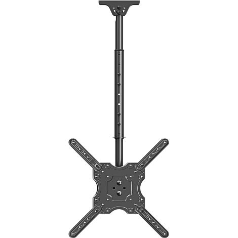 Ceiling Mount for Most Flat and Curved TVs up to 45kg, Max VESA 400x400mm, Height Adjustable for Flat Roof or Sloped Roof (1/5)