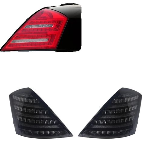 Ensemble de feux arrière, technologie LED, compatible avec Mercedes-Benz W221, 2006-2013 (1/2)