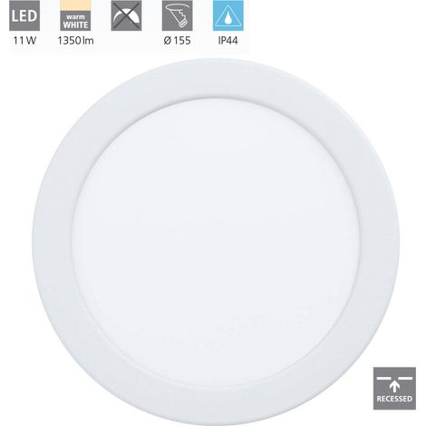 EGLO LED-EINBAUSPOT Ø166 WS 3000K'FUEVA 5' (99203) (1/5)