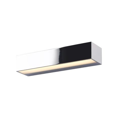 Applique rettangolare moderna cromata KROM LED 8,6W Maxlight