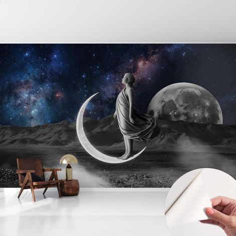 Fototapete Selbstklebend - trendige Wanddeko - Schlafzimmer - Wohnzimmer Nächtliche Träume 416x254 cm (1/5)