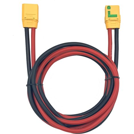 XT90S Prise Anti-Park Femelle vers XT90 mâle Câble d'extension Câble de rallonge Fil en Silicone 10AWG pour Batterie RC Lipo Drone FPV Grand modèle d'avion (3 m) (1/5)