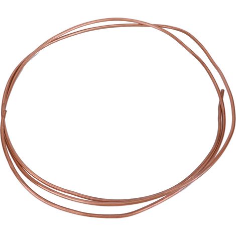 Ortviai Tube en cuivre souple C1100 T2 pour climatisation et réfrigération – Ø ext. 4 mm, Ø int. 2 mm, longueur 2 m (1/5)