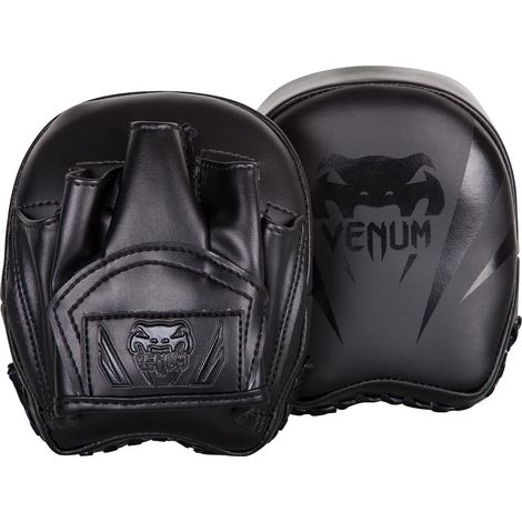 Manoplas de boxeo Venum Elite Mini Focus negras/negras (1/5)