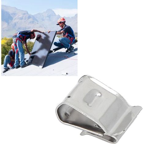 50 Kabelbinder für Photovoltaikkabel, Edelstahl-Kabelbinder, geeignet für Kabel von 2 bis 6 mm² (1/5)