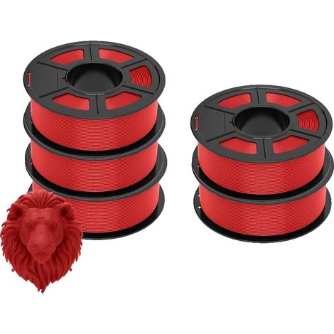 Filament d'imprimante 3D, PLA écologique, couleurs vives, PLA 5RD (1/2)