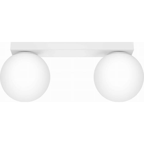 Lámparas de techo Yoli blanco acero/vidrio 2xG9  34.5cm Sollux (1/5)