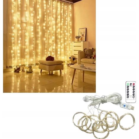 Guirnalda Cortina de Luces 300 LED (1/5)