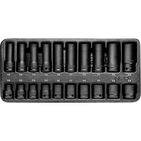 Insertos de vasos de impacto 1/2 NEO TOOLS 84-241 20 piezas (1/2)