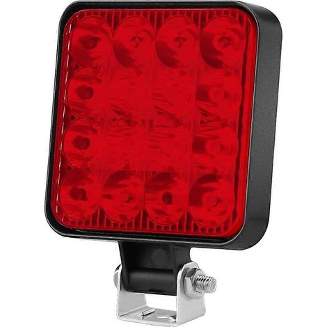 Barre LED carrée HAOLIDE Mini Offroad pour VTT, SUV, camions, bateaux, 4x4, projecteur de conduite, 12 V, 24 V (1/5)