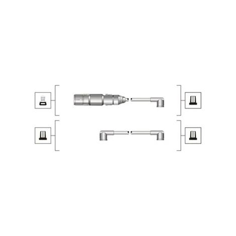 Kit de câbles d'allumage Magneti Marelli 941319170071 FORD