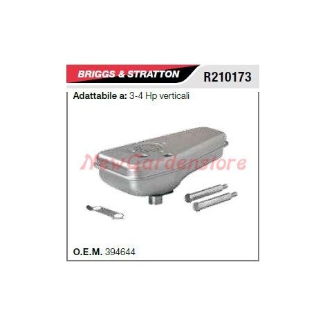 B&S Schalldämpfer-Schalldämpfer Rasenmäher QUANTUM 3.5 4 PS R210173