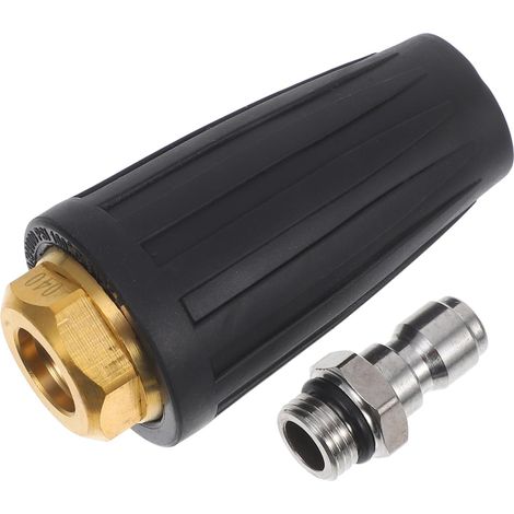 Buse Rotative Pour Nettoyeur Haute Pression Connexion Rapide Pouce Embout De Lavage Auto Pour Éliminer Saletés Et Résidus Compatible Avec Nettoyeurs Haute Pression (1/5)