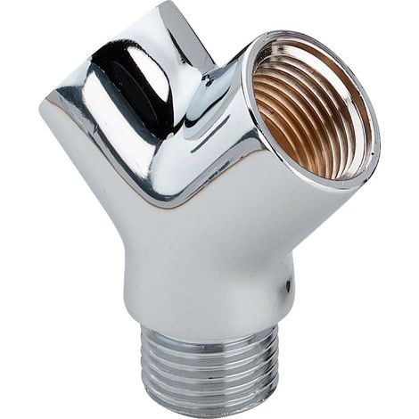 Viega Raccordo doppio, Rp1 1/2, G 1/2, Rp2 1/2 ottone, cromato modello 1641, 106881