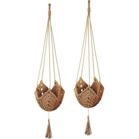 Cintre pour Plantes, JardinièRe Suspendue en , JardinièRes Murales Faites à la Main L'IntéRieur et L'ExtéRieur (Pot Non Inclus), 2 Paquets