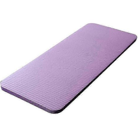 Tapis de yoga de 15 mm d'épaisseur, compatible avec les genouillères et coudières en mousse, idéal pour le yoga et l'entraînement en intérieur. (1/4)